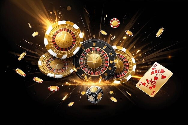 Live casino game outcome display